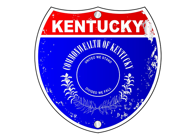 Kentucky Interstate Sign