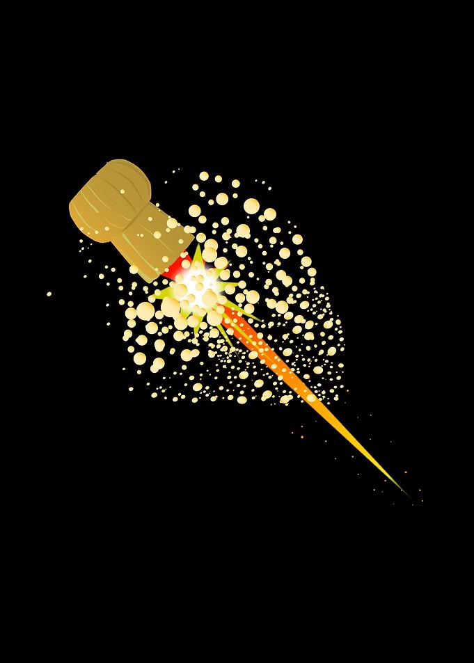 Flying Rocket Powered Cork