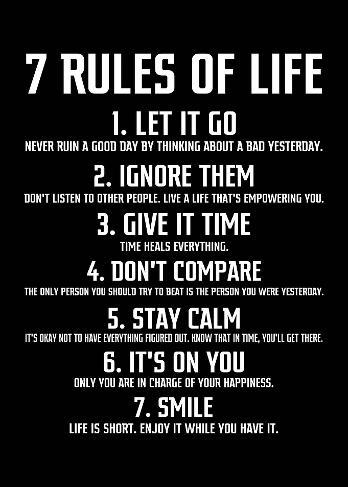 7 Rules of Life