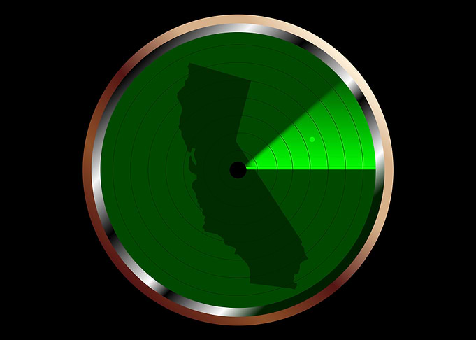 Radar on California