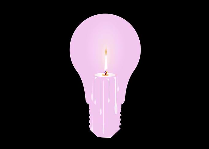 White Candle Light Bulb
