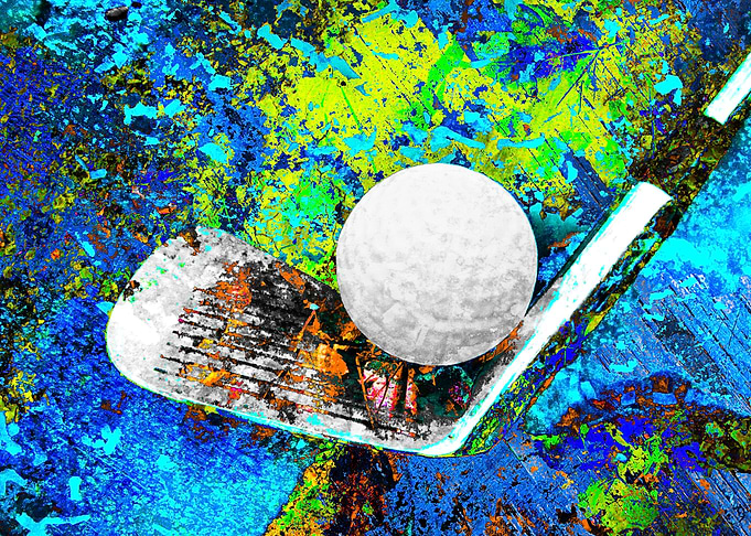 Golf art print w 26