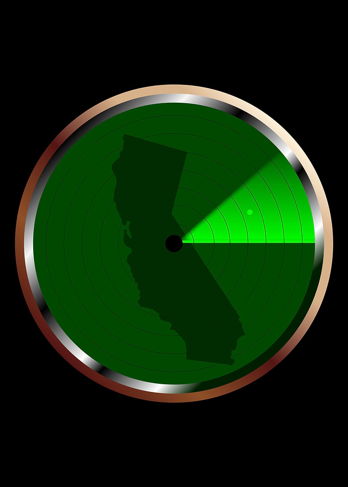 Radar on California