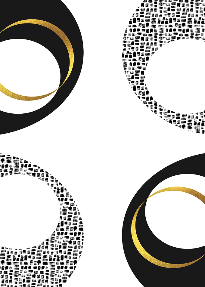 BW Abstract No 7 gold