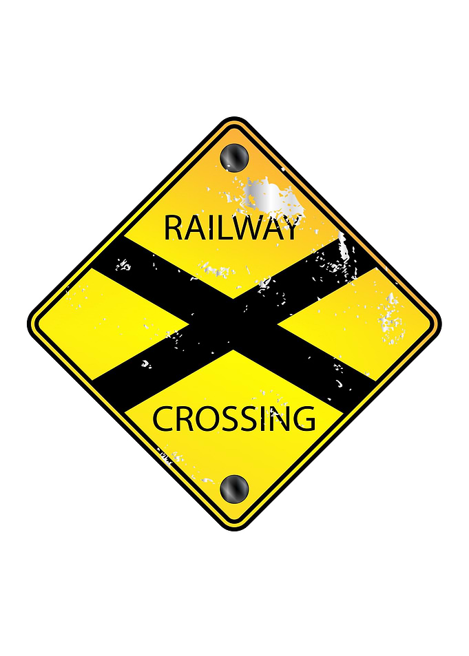 Railway Crossing Sign