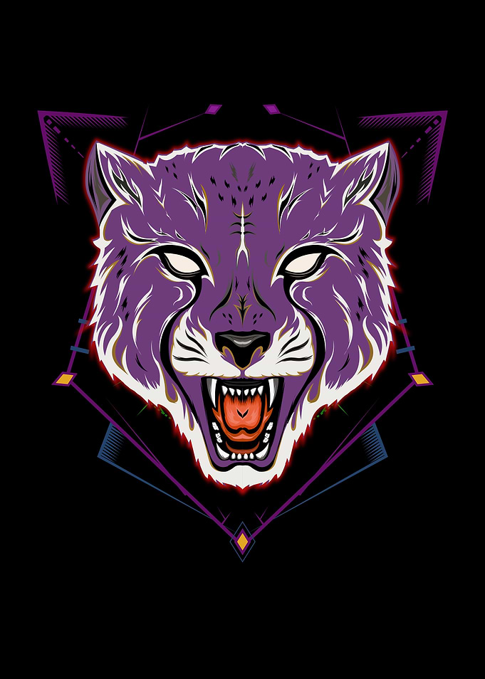 cheetah vector illustratio