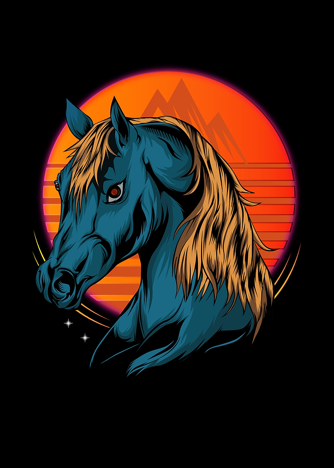 vector horse illustration
