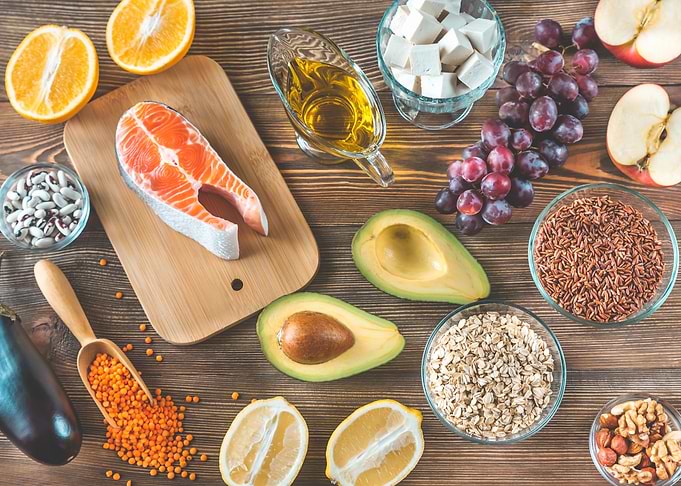 Foods low in cholesterol
