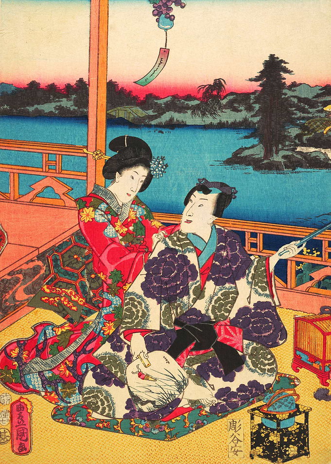 A scene of Edo period