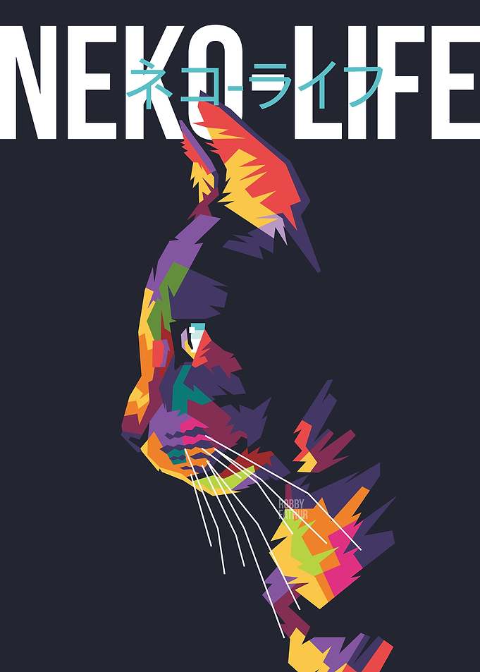 Black Cat Poster Art