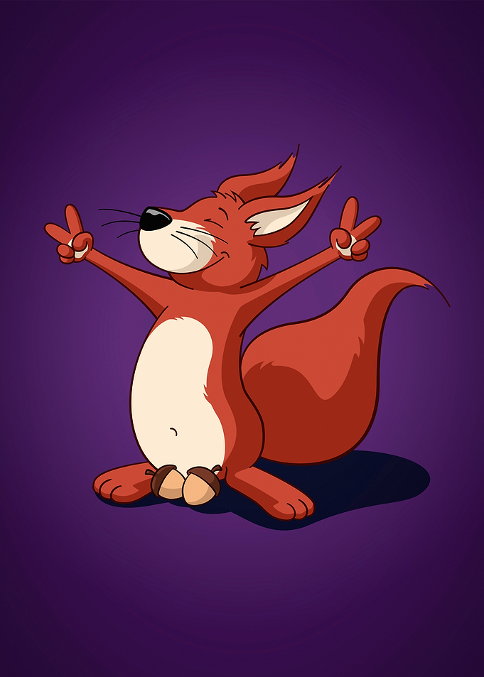 Nutty Squirrel Purple Solo