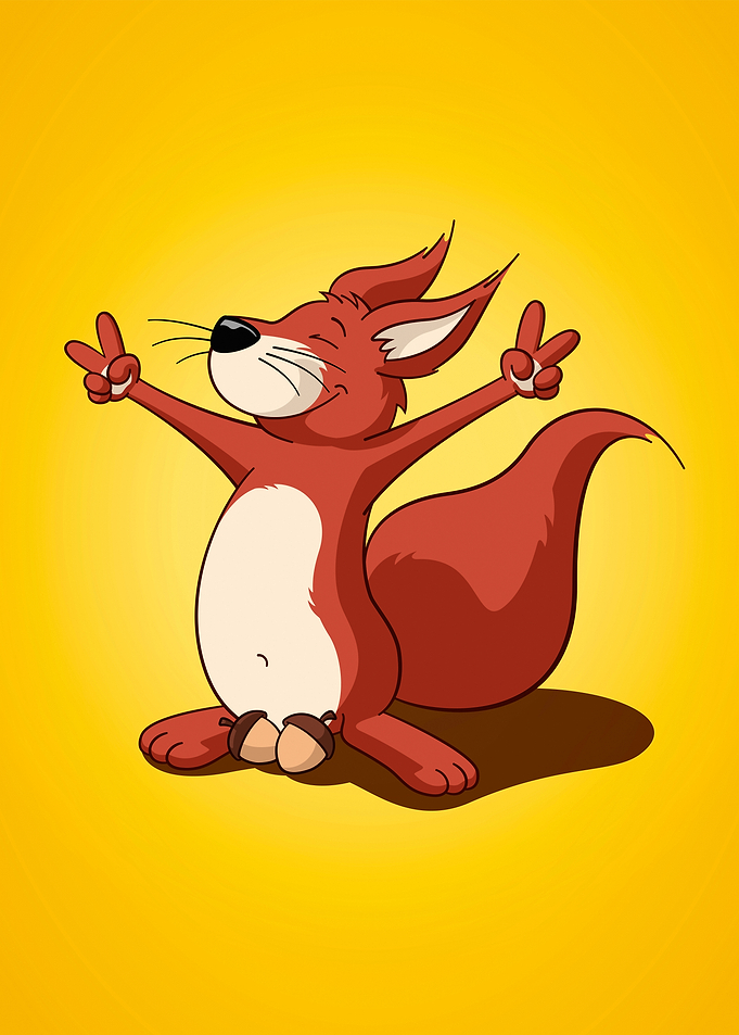 Nutty Squirrel Yellow Solo