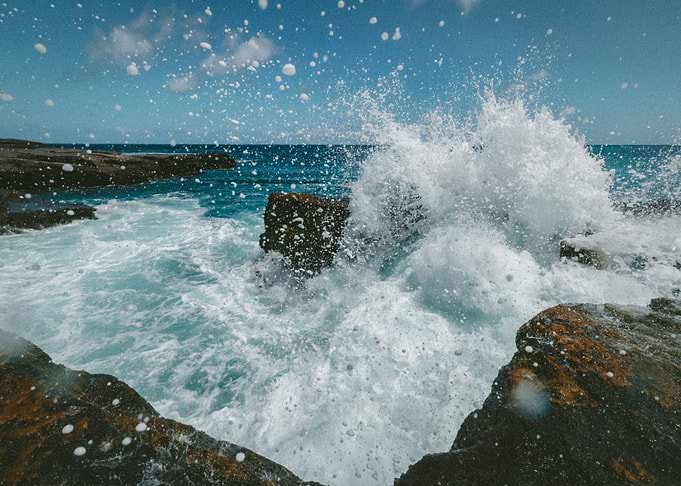 Water Splash Ocean Waves