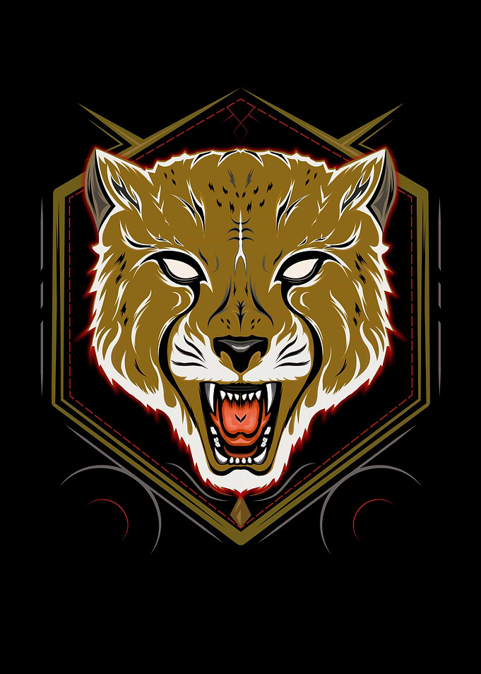 vector cheetah logo
