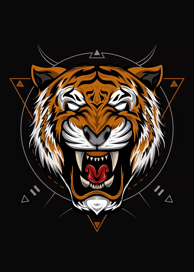 vector tiger logo