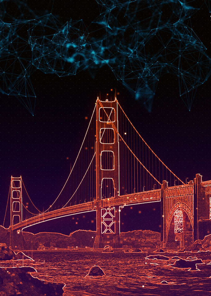 Golden Gate Bridge artwork