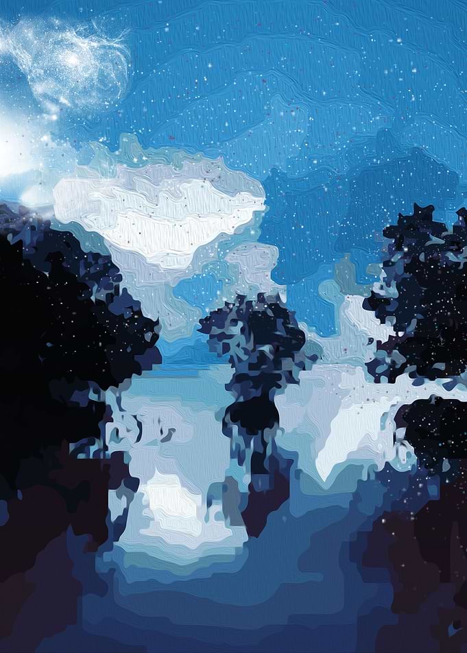 blue