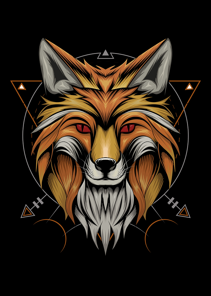 vector fox illustration