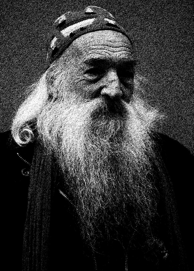 the old man with a beard