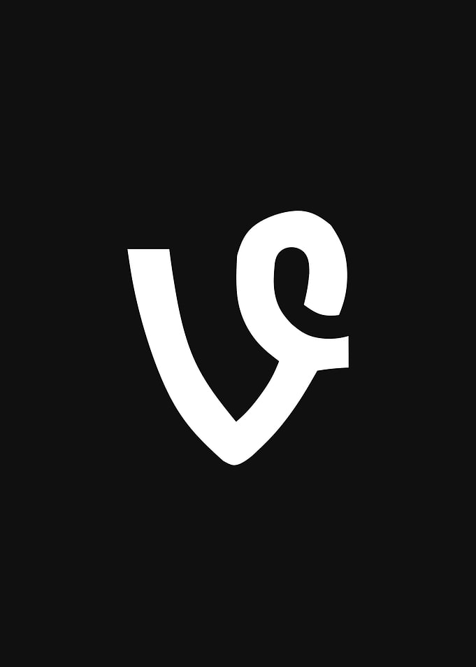 vine white on black