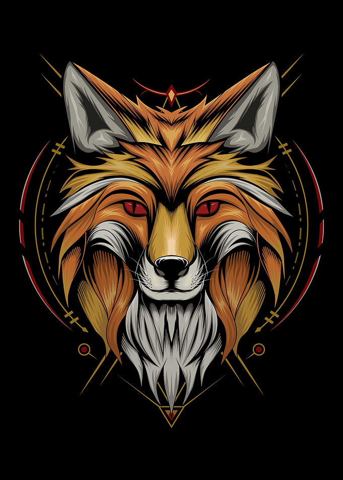vector fox logo