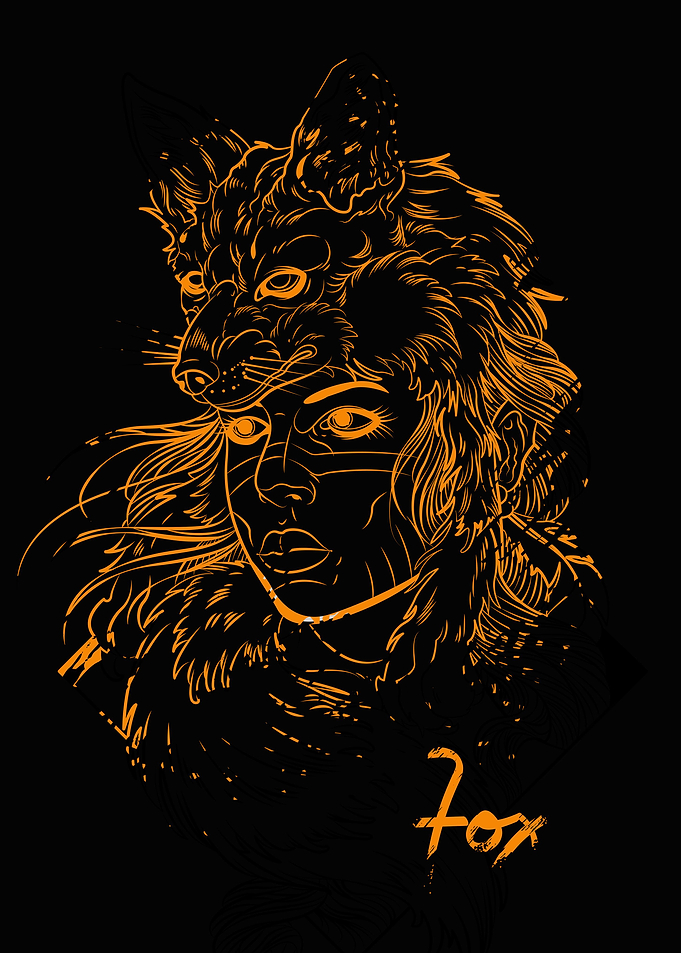 fox joker orange