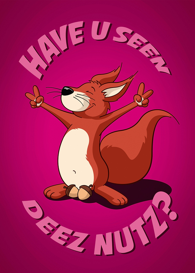 Nutty Squirrel Pink Solo
