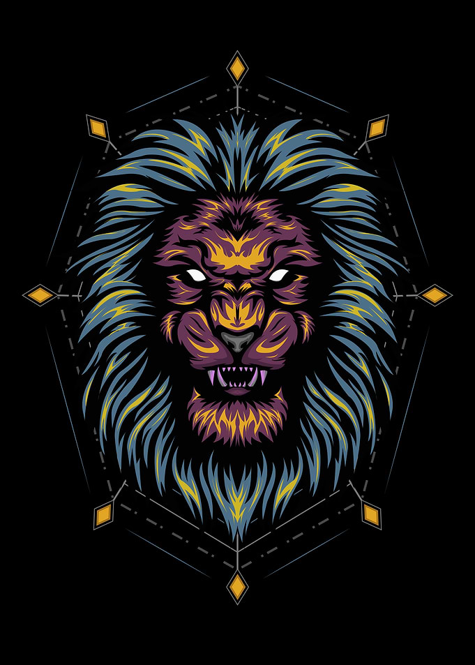 The Lion Illustration