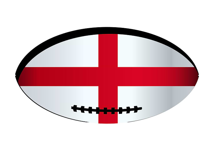 England Flag Rugby Ball