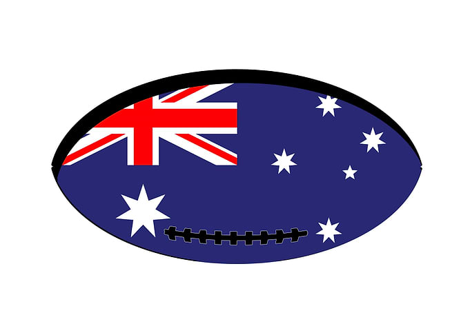 Australian Flag Rugby Ball