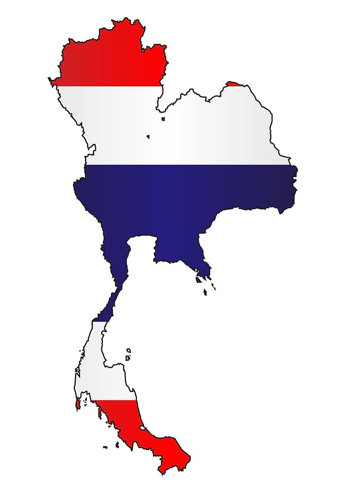 Thailand Outline Map