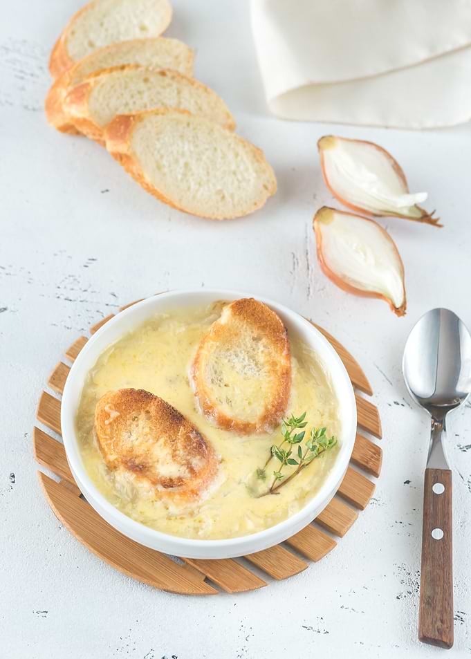Bowl of onion soup