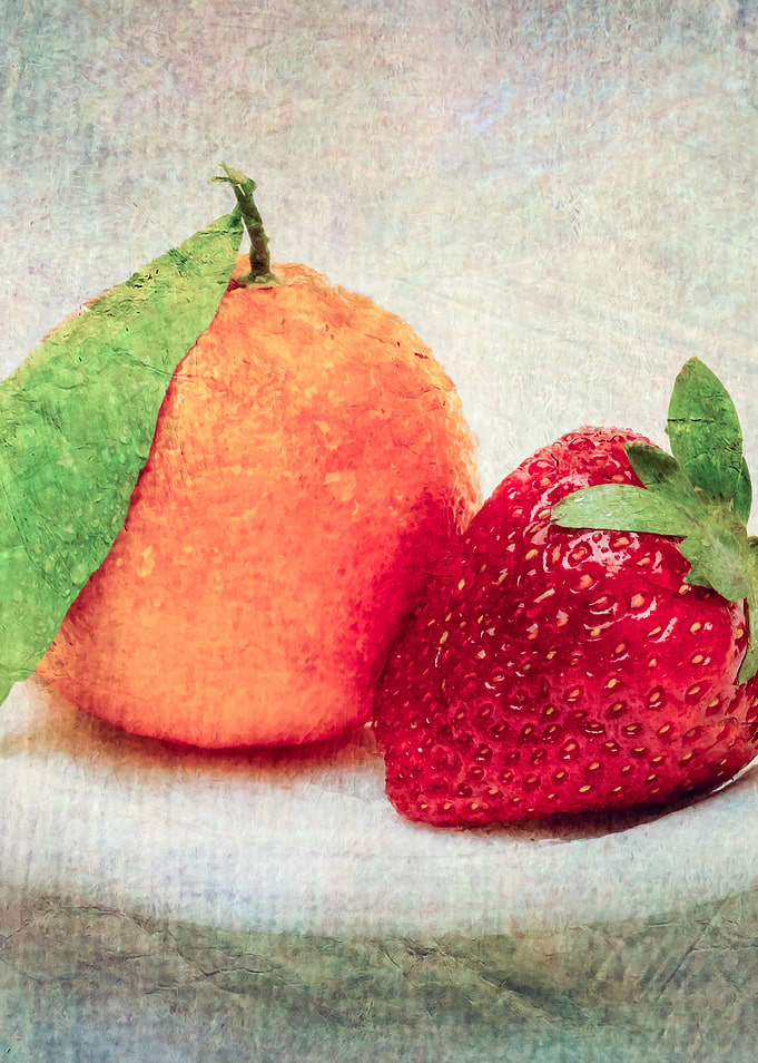Colorful Fruits On A Plate