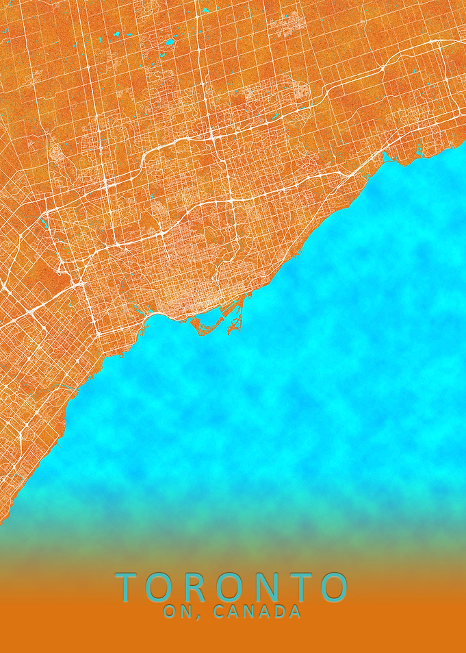 Toronto Canada City Map