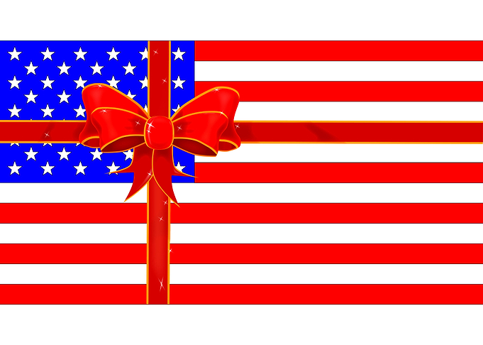 Stars And Stripes Wrapping