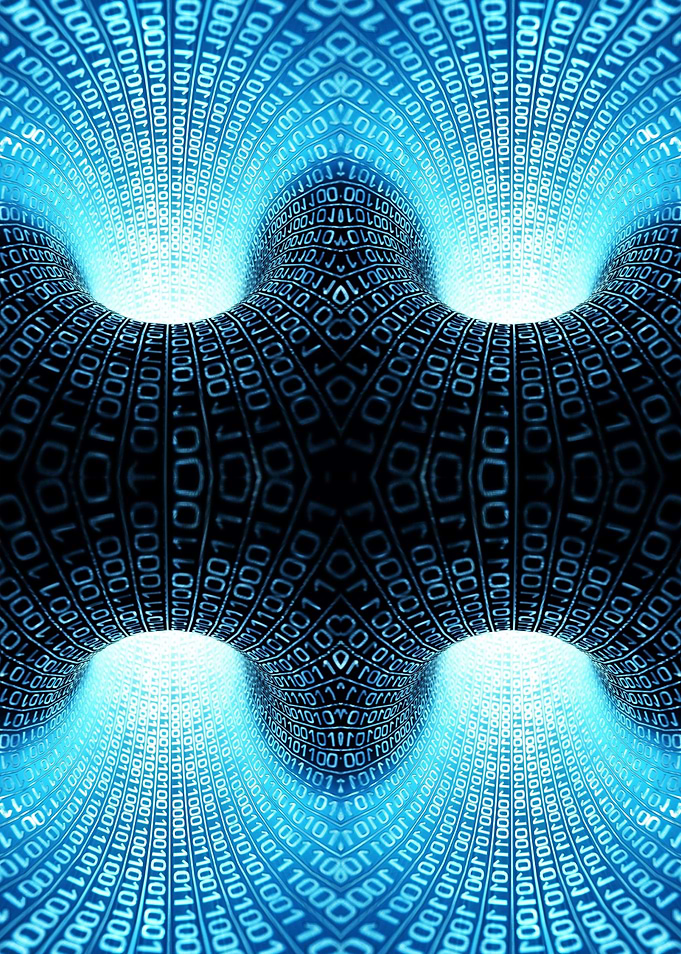 Double tunnel with numbers