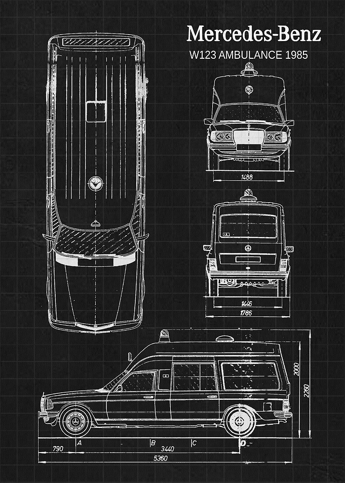 MercedesBenz W123 Ambulan