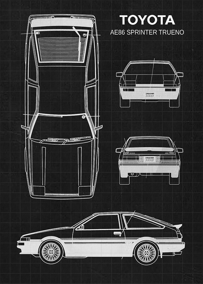 Toyota AE86 Sprinter Truen