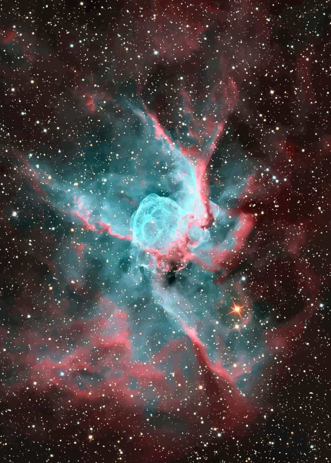 Thors Helmet Nebula