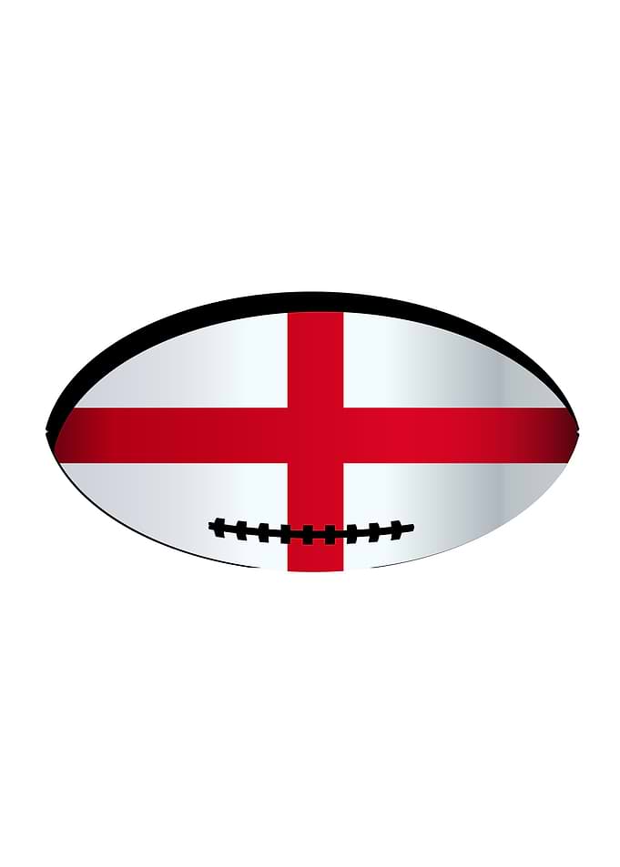 England Flag Rugby Ball