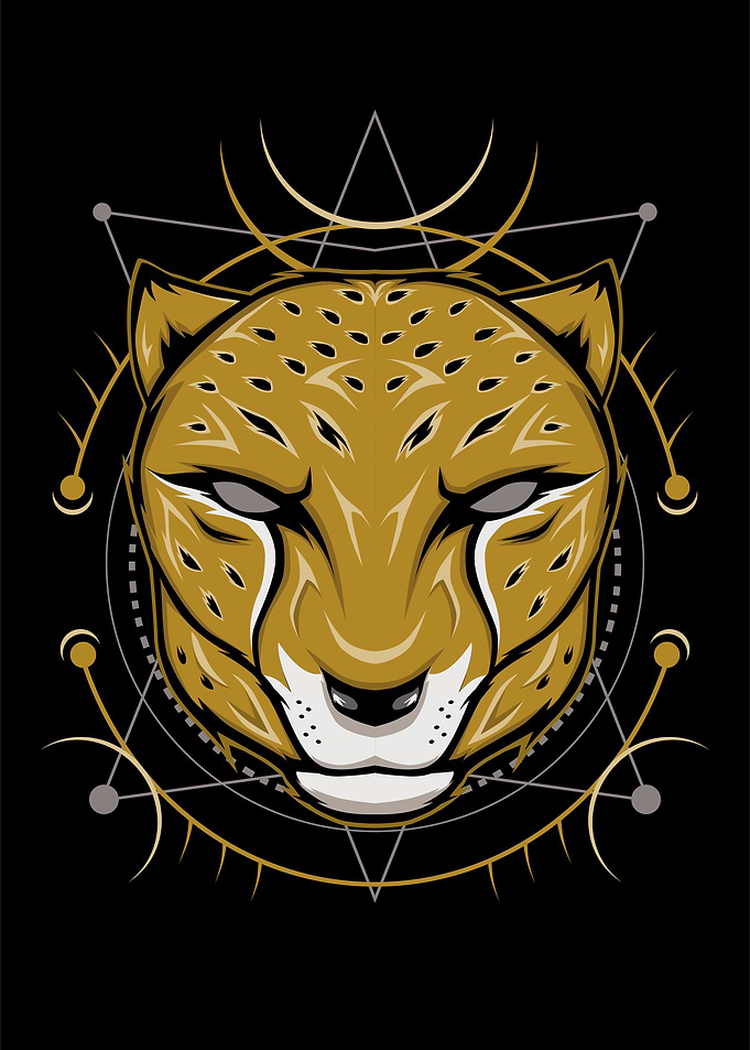 vector cheetah logo