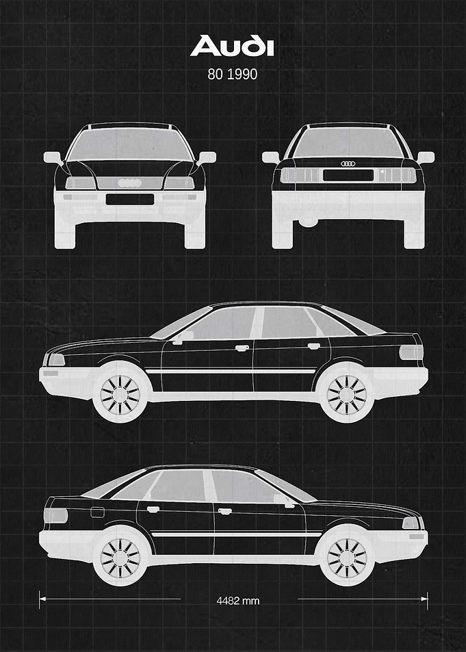 AUDI 80 1990