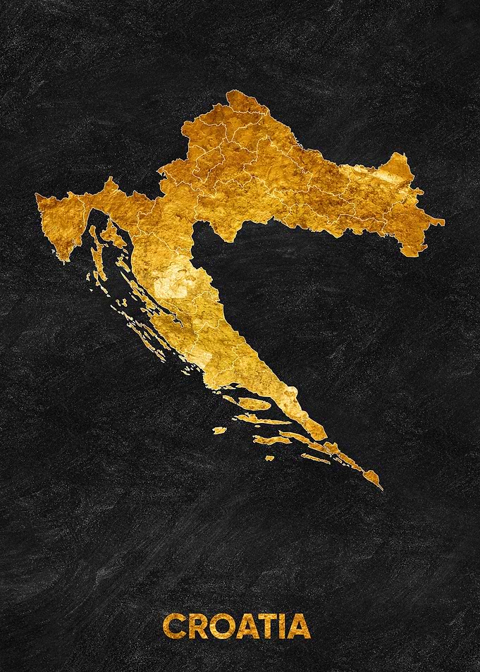 croatia map