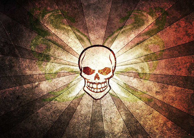 dark skull skeleton
