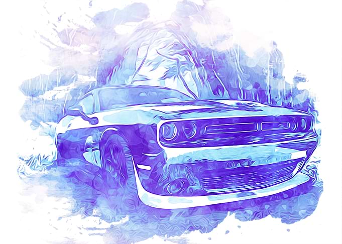 Car Water Color