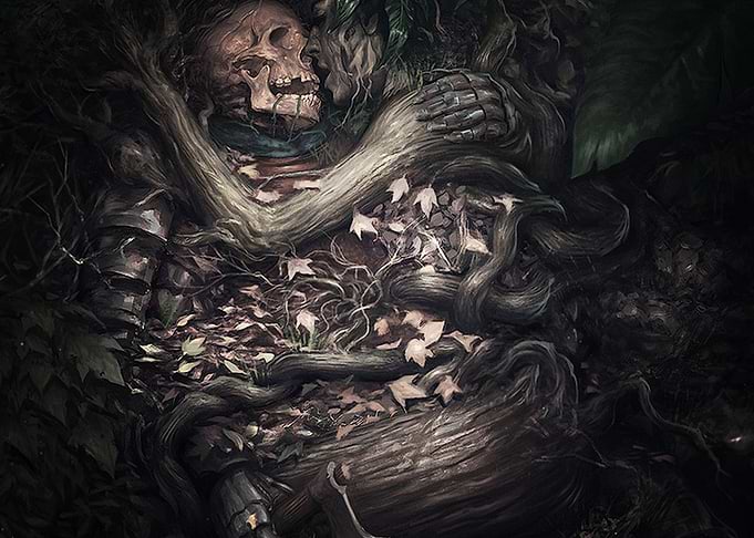 dark skull skeleton