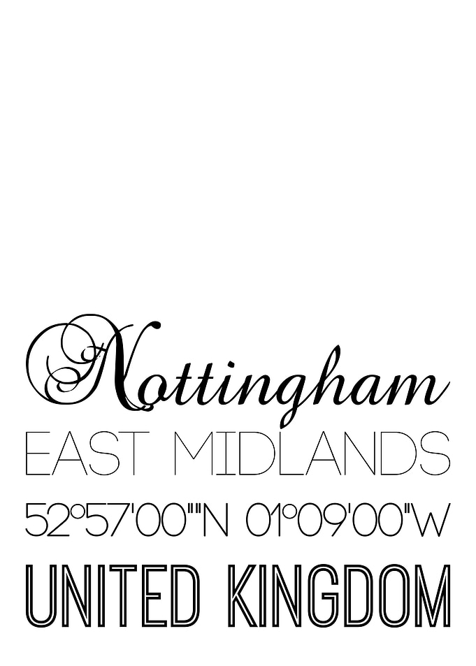 Nottingham On White
