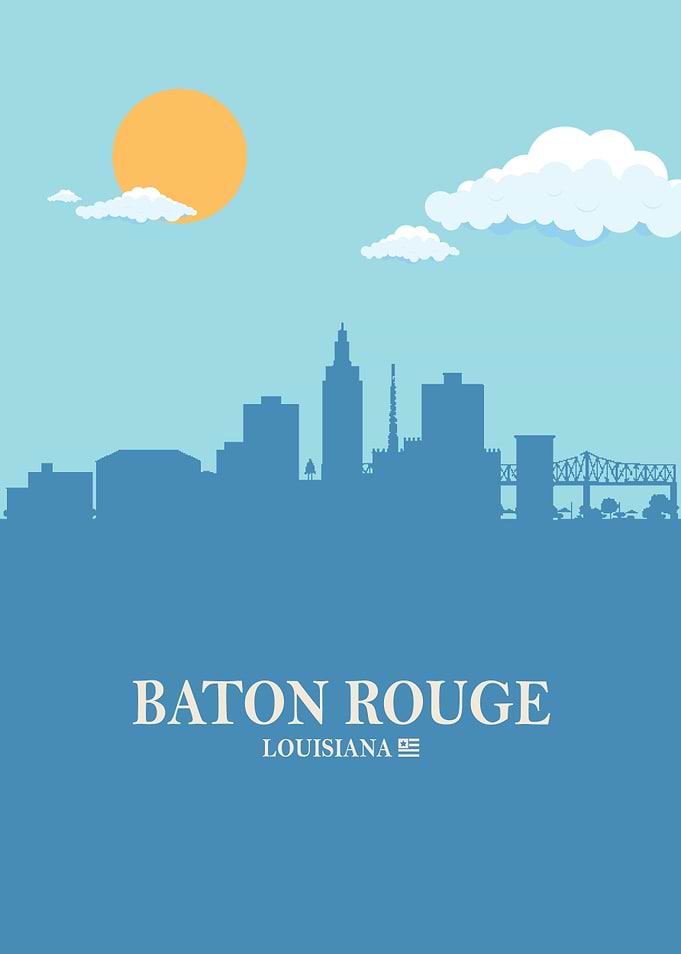 baton rouge city Skyline