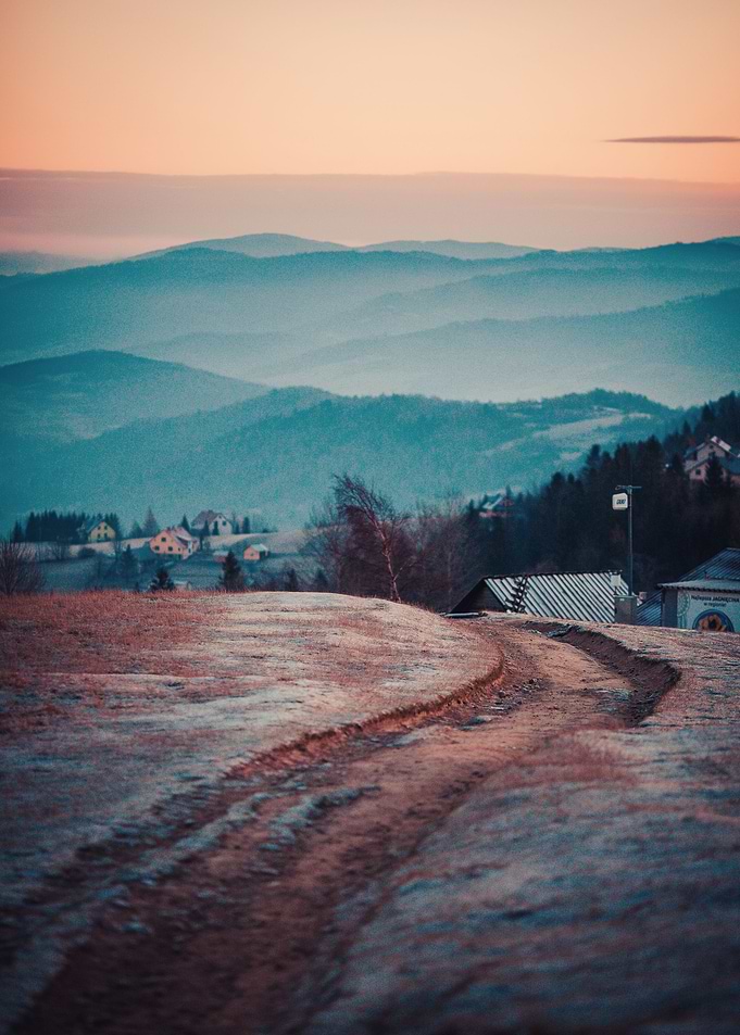Sunrise in the mountains