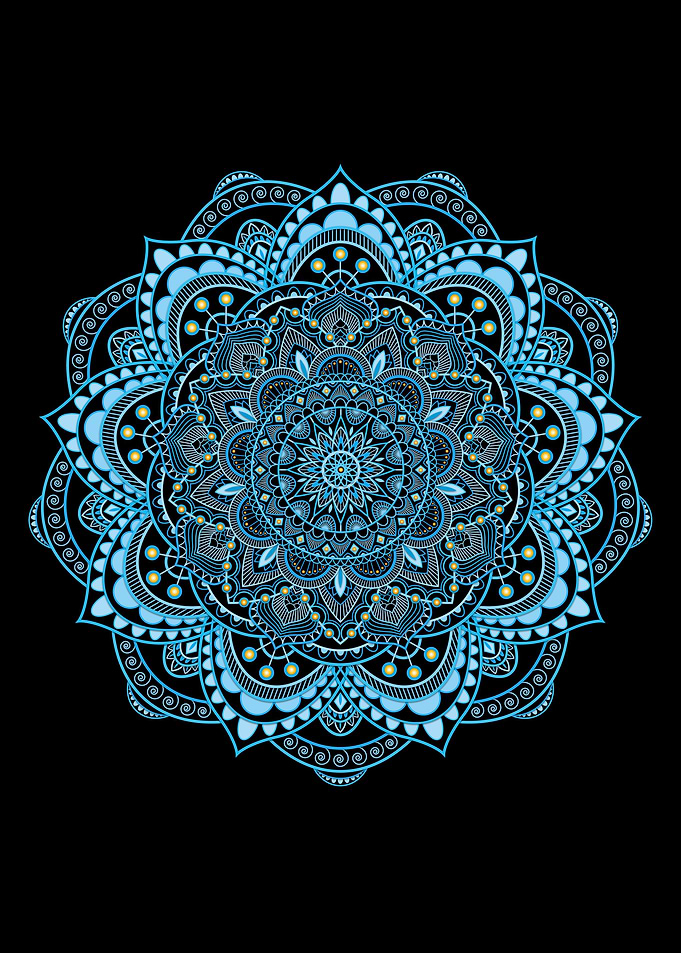 Magic Mandala Sky Blue